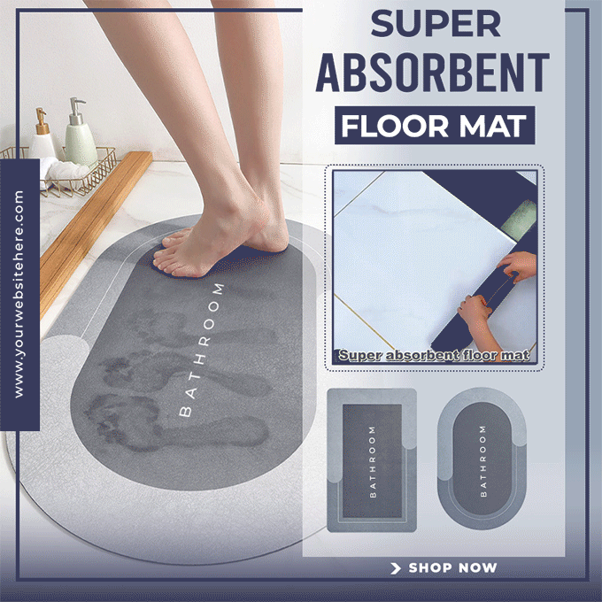Christmas Hot Sale -Super Absorbent Floor Mat (Buy 2 Save 10