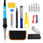 Adjustable Temperature Soldering Iron Wire Set