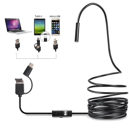 🔥3 in 1 Endoscope,Can be used for physical exploration