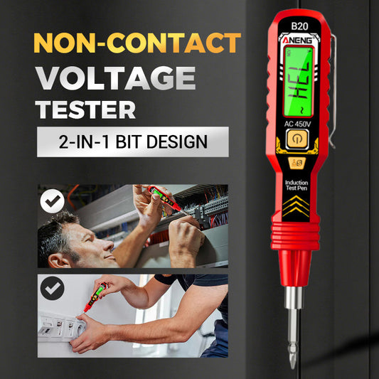 Non-Contact Voltage Tester with LCD Display