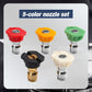 Car pressure washer nozzle set