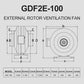 Low Noise Powerful Round Duct Ventilation Fan