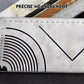 Square Stainless Steel 90° Arc Angle Marking Ruler
