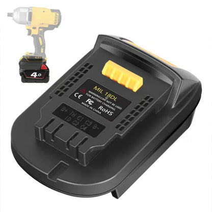 Lithium Battery Adapter for 18V Tools – Universal Fit, Plug-and-Play & Ultra-Durable 🔋🔧