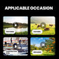 Wireless Outdoor Solar Security Cameras with Dual Lens