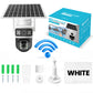 Wireless Outdoor Solar Security Cameras with Dual Lens