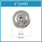 3" 4" 5" Aluminum Backer Pads with Thread for Sanding Polishing