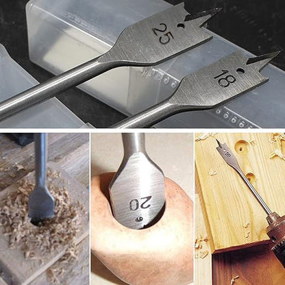 🔥6pcs Versatile Wood Spade Drill Bit Set