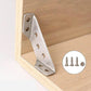 🔧 UNIVERSAL STAINLESS STEEL FURNITURE CORNER BRACES — Triangular Stability Reinforcement | Rust-Proof Structural Support & Easy Install 🔧