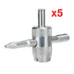 5PCS 4-Way Tyre Valve Removal Tool for Car