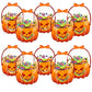 📢📢50% OFF !! 🎃👻Halloween Pumpkin Treat Bags | Resealable Zipper Prevents Candy Spills🍬