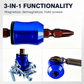 🛠️ Hot Sale⚡ 3-in-1 Magnetic Screwdriver Ring – Quick Bit Swap, Secure Hold & Portable