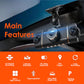 🏆50% Off🔥🚗4-Channel HD Dashcam with Front Interior Rear Recording