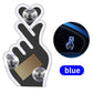 Solar-Powered Finger Heart Car Window Light