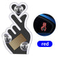 Solar-Powered Finger Heart Car Window Light