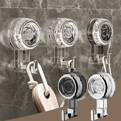 🔥Punch-free Swivel Vacuum Type Suction Cup Hooks