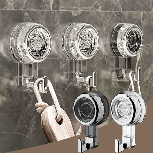 🔥Punch-free Swivel Vacuum Type Suction Cup Hooks