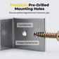 🌬️💨 Say goodbye to wobbly fences! ⚙️Heavy-Duty Z-Brackets for Wood Fencing