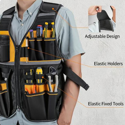 ⏰Adjustable Lightweight Construction Work Tool Vest