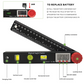 4-in-1 Digital Angle Finder Ruler with Level