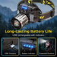 🔦 5-Color LED Sensor Headlamp: UV, White, Yellow, Blue, Red, Motion Sensor, 5 Light Modes