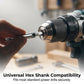 Self-Centering Hinge Drill Bit Set