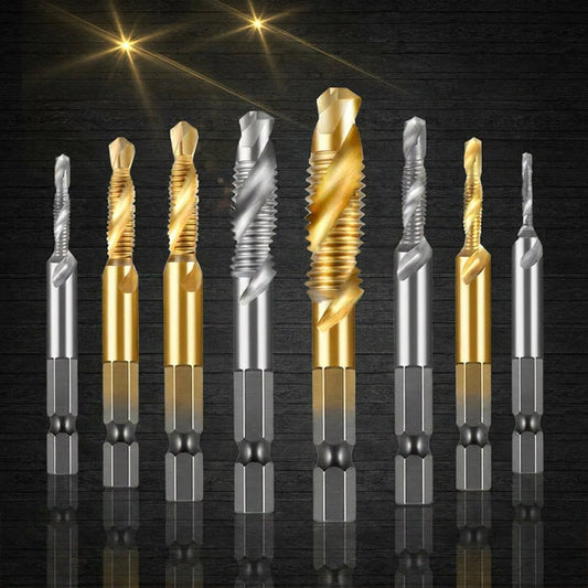 Hex Shank Combination Drill and Tap Bit Set
