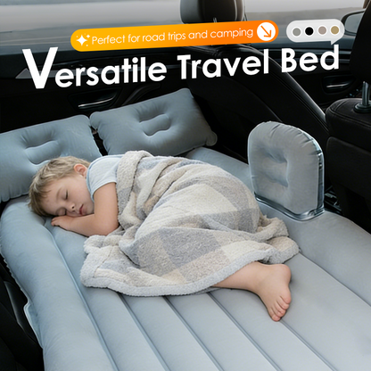 📢📢50% OFF !! ⏰Inflatable Car Air Mattress Travel Bed