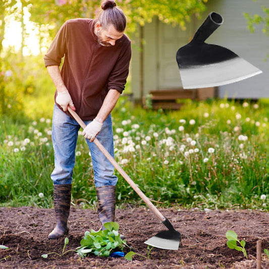 ⏳Limited-time 50% off⏰Heavy-Duty Steel Farm Gardening Weeding Hoe Head⛏️🌿