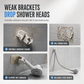 💦 LIMITED‑TIME 50% OFF! ✨ Adjustable Suction Cup Shower Head Holder – Drill‑Free, Multi‑Angle, Strong Suction Grip ✨
