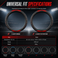 Universal Non Slip Car Steering Wheel Cover Sporty Soccer Honeycomb Texture Steering Wheel Protector