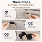 Car Sunglasses Holder Double Clip Eyeglasses Mount and Ticket Card Clip