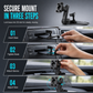 Car CD Slot and Air Vent Adjustable Gravity Phone Mount Holder Bracket Accessory