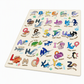 Skin Friendly Crystal Velvet Cartoon Kids Area Rug Durable Bedside Floor Mat for Living Room and Childrens Room