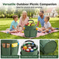 Collapsible Picnic Basket Foldable Cleaning Caddy