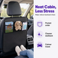 📢📢50% OFF !! ⏰Car Backseat Kick Mat Protector: Waterproof, Storage Pockets🚗