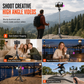 Extendable Selfie Stick Tripod with Bluetooth Remote Control and Handheld Phone Gimbal Stabilizer for Live Streaming and Photography