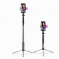 Extendable Selfie Stick Tripod with Bluetooth Remote Control and Handheld Phone Gimbal Stabilizer for Live Streaming and Photography