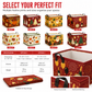 Large Foldable Christmas Storage Basket Square Laundry Hamper and Organizer Bin