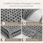 Non Slip Water Absorbent Waffle Weave Bathroom Mat Solid Color Entrance Doormat