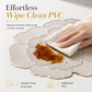 ⏳Limited-time 50% off⏰Nordic Style Metallic Peony Flower PVC Placemat | Heat Resistant Non Slip Waterproof Dining Table Mat🍽️💛🌹