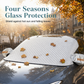 Thickened Magnetic Car Windshield Snow Cover Winter Front Windshield Half Cover for Sedans and SUVs
