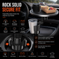 Multifunctional 360 Degree Rotating Car Cup Holder and Food Tray Table Non Slip Wear Resistant Extended Vehicle Dining Tray