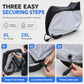 🔥 50% OFF | Waterproof Bike Cover for 1–2 Bikes – Windproof Outdoor Protection 🚲