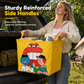 Cute Cartoon Folding Car Trunk Organizer Bin Large Capacity Collapsible Storage Basket for Sundries