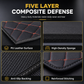Universal PVC Leather Car Trunk Mat Cargo Liner for Sedans and SUVs Easy to Clean 100x70cm