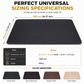 Universal PVC Leather Car Trunk Mat Cargo Liner for Sedans and SUVs Easy to Clean 100x70cm