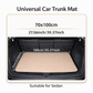 Universal PVC Leather Car Trunk Mat Cargo Liner for Sedans and SUVs Easy to Clean 100x70cm