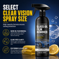 📢📢50% OFF !! ⏰Car Glass Oil Film Remover Spray Powerful Windshield Decontamination and Bug Residue Cleaner for Clear Driving Vision