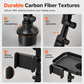 3 in 1 Multifunctional Car Cup Holder Phone Mount with Tray and Storage Organizer
